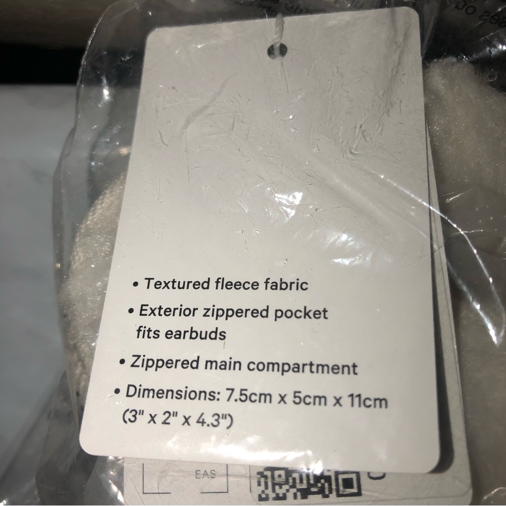 Lululemon Nano Clip-On Backpack Fleece,Color-Light Ivory/Gold,Unisex,NWT🍋 - Picture 7 of 8